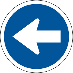Proceed left only